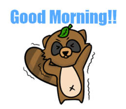Tanukiti ~English~ sticker #1590303