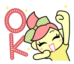 colorful tsukema-girl sticker #1590459