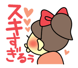 colorful tsukema-girl sticker #1590479