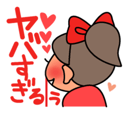 colorful tsukema-girl sticker #1590480