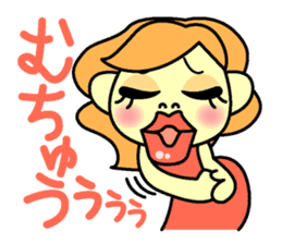colorful tsukema-girl sticker #1590482