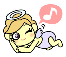 colorful tsukema-girl sticker #1590491