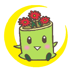 Sogetsu official mascot Ikeru-chan