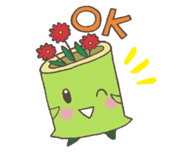 Sogetsu official mascot Ikeru-chan sticker #1590537