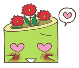 Sogetsu official mascot Ikeru-chan sticker #1590541