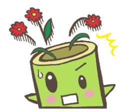 Sogetsu official mascot Ikeru-chan sticker #1590547