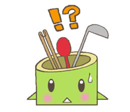 Sogetsu official mascot Ikeru-chan sticker #1590564