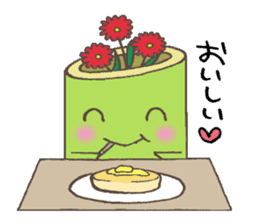 Sogetsu official mascot Ikeru-chan sticker #1590567
