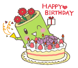 Sogetsu official mascot Ikeru-chan sticker #1590569