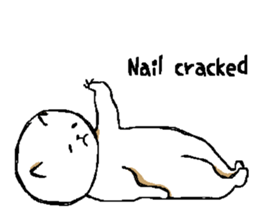 Lie down No.3(English version) sticker #1590624