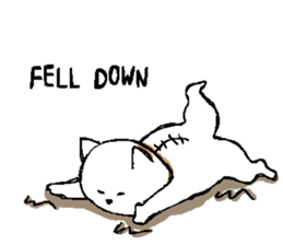 Lie down No.3(English version) sticker #1590637