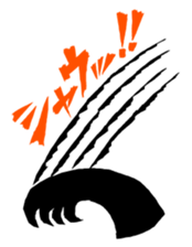 Black Cat Robin Sticker sticker #1590849