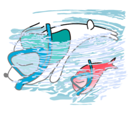 Everyday Cha and Shiro sticker #1591043