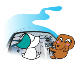 Everyday Cha and Shiro sticker #1591044
