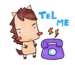 little pig and little horse 2 sticker #1591223