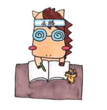 little pig and little horse 2 sticker #1591234