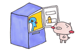 little pig and little horse 2 sticker #1591245