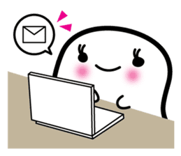 This is a pretty ghost called YOCCHI 2 sticker #1591263