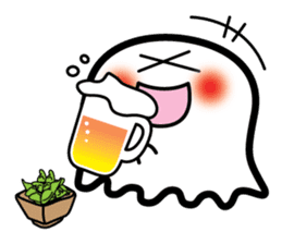This is a pretty ghost called YOCCHI 2 sticker #1591273
