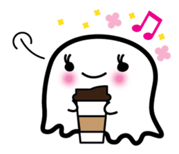 This is a pretty ghost called YOCCHI 2 sticker #1591280