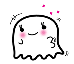 This is a pretty ghost called YOCCHI 2 sticker #1591296