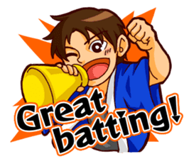 Let's cheer for baseball! Ver.en sticker #1591577