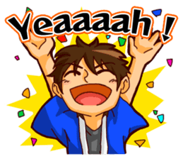 Let's cheer for baseball! Ver.en sticker #1591580