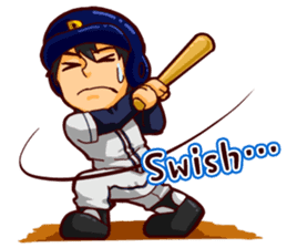 Let's cheer for baseball! Ver.en sticker #1591593