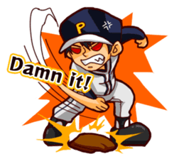 Let's cheer for baseball! Ver.en sticker #1591600