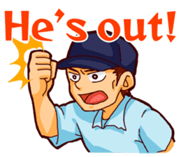 Let's cheer for baseball! Ver.en sticker #1591608