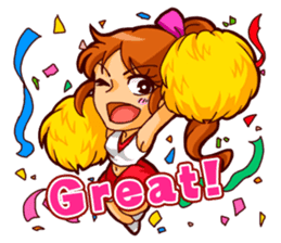 Let's cheer for baseball! Ver.en sticker #1591614