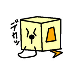 Paper bag dog sticker #1591776