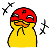 Mask de Piyo sticker #1591980