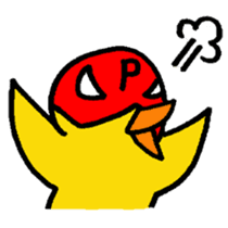 Mask de Piyo sticker #1591981