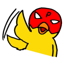 Mask de Piyo sticker #1591987