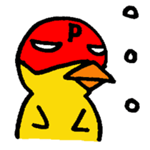 Mask de Piyo sticker #1591993