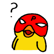 Mask de Piyo sticker #1592001