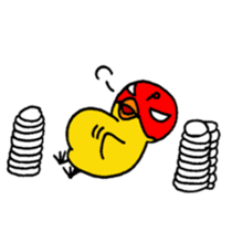 Mask de Piyo sticker #1592003