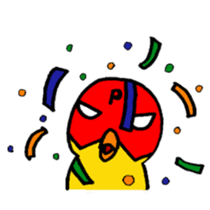 Mask de Piyo sticker #1592004