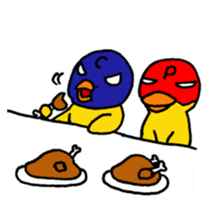 Mask de Piyo sticker #1592011