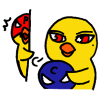 Mask de Piyo sticker #1592016