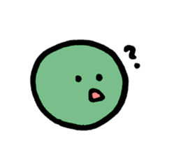 cute green alga sticker #1592966