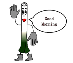 Boy of a leek sticker #1593011