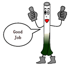 Boy of a leek sticker #1593012