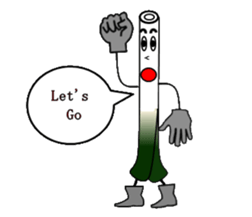 Boy of a leek sticker #1593014