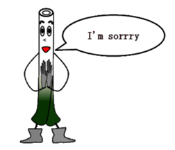 Boy of a leek sticker #1593017