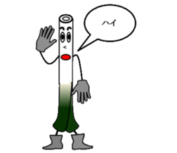 Boy of a leek sticker #1593020