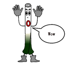 Boy of a leek sticker #1593025