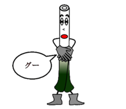 Boy of a leek sticker #1593031