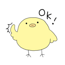 POKER FACE CHICK sticker #1593055